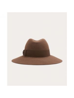 Sombrero de lana Borsalino marrón