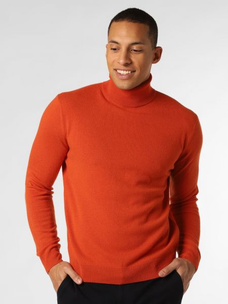 Sweter z kaszmiru Andrew James - pomarańczowy