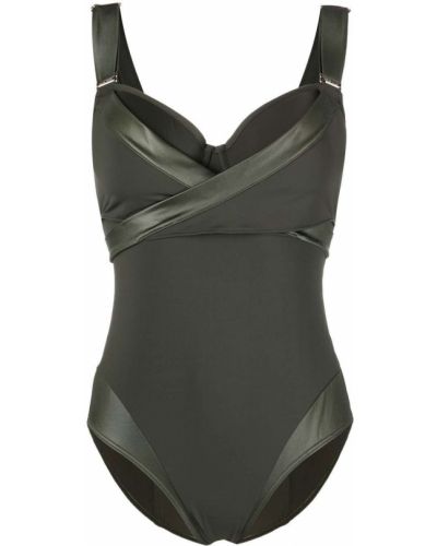 Maillot de bain de motif coeur Marlies Dekkers vert