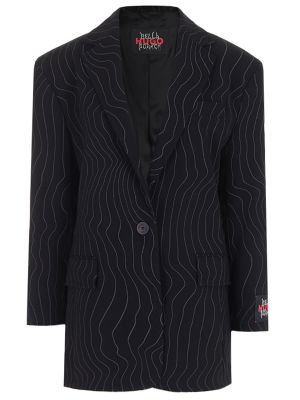Пиджак с принтом Hugo черный