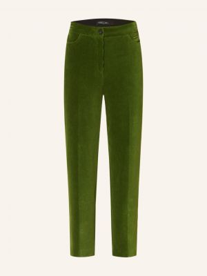 Spodnie sztruksowe Marc Cain zielone