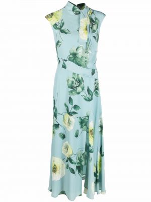 Trykt floral dress Pinko grønn