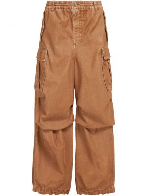Pantalon cargo drapé Marni marron