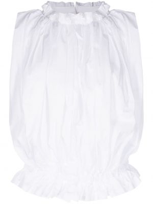 Блуза без ръкави Comme Des Garçons бяло