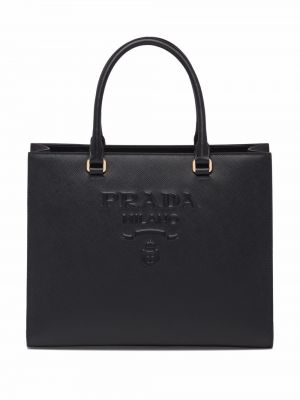Τσάντα shopper Prada μαύρο