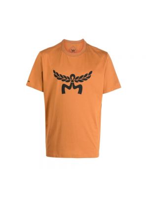 T-shirt mit print Mcm braun