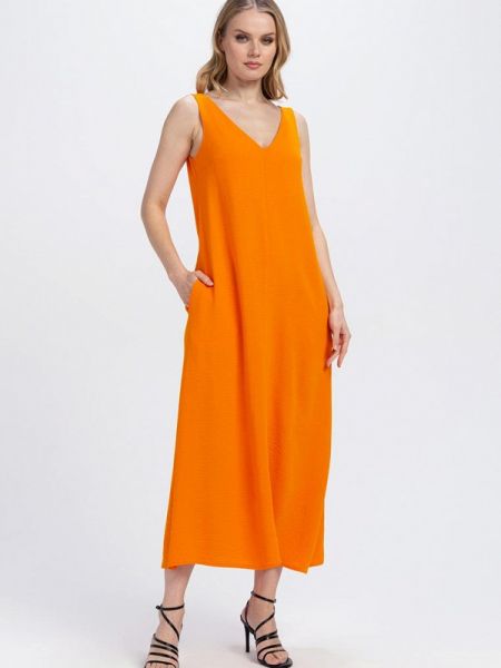 Платье Victoria Veisbrut оранжевое