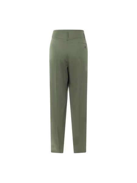 Pantalones de lana Lemaire verde