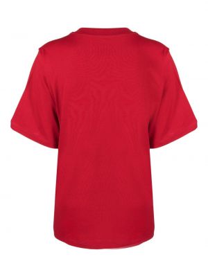 Koszulka bawełniana By Malene Birger czerwona