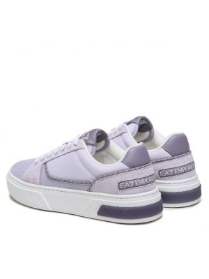 Sneakerși Ea7 Emporio Armani violet