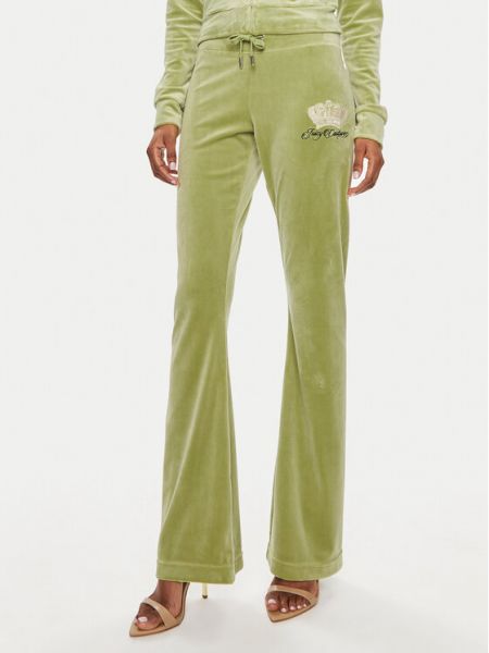 Αθλητικό παντελόνι Juicy Couture πράσινο