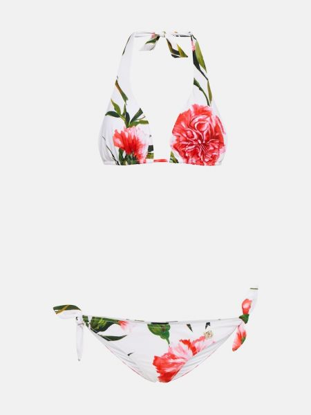 Bikini cu model floral Dolce&gabbana