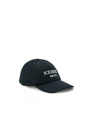Czarna czapka z daszkiem Iceberg