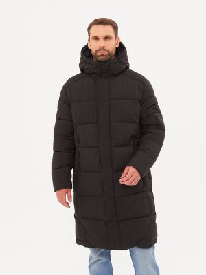 Черное пальто Lab Fashion