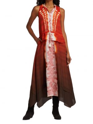 Асимметричное платье миди с градиентом Altuzarra