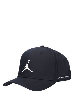 Памучна шапка с козирки Nike черно