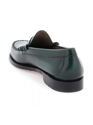 Leder loafer G.h. Bass & Co. grün