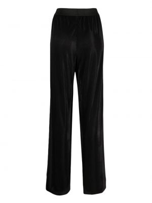 Manšestrové rovné kalhoty Marina Rinaldi černé