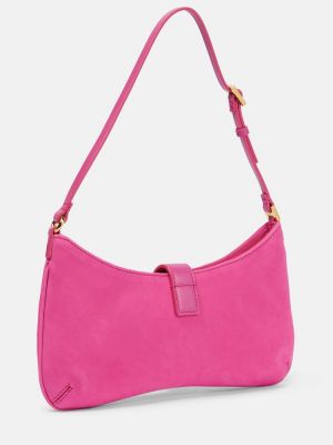 Велурени чанта за ръка Jacquemus розово