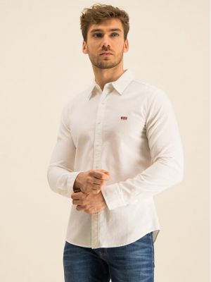 Риза slim с дълъг ръкав Levi's® бяло
