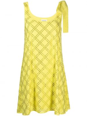 Αμάνικο φόρεμα P.a.r.o.s.h. κίτρινο
