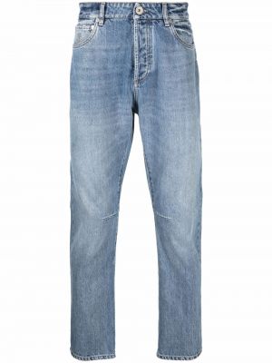 Slank jeans med normal passform Brunello Cucinelli blå