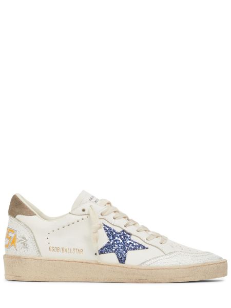 Lær sneakers Golden Goose hvit