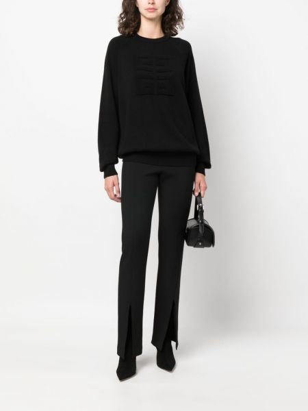 Pull en cachemire col rond Givenchy noir