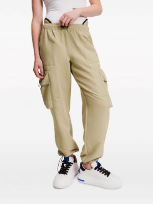 „cargo“ stiliaus kelnės Karl Lagerfeld Jeans smėlinė