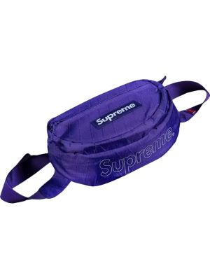 Поясная сумка Supreme фиолетовая