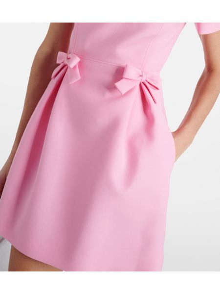 Šaty s mašľou Valentino ružová