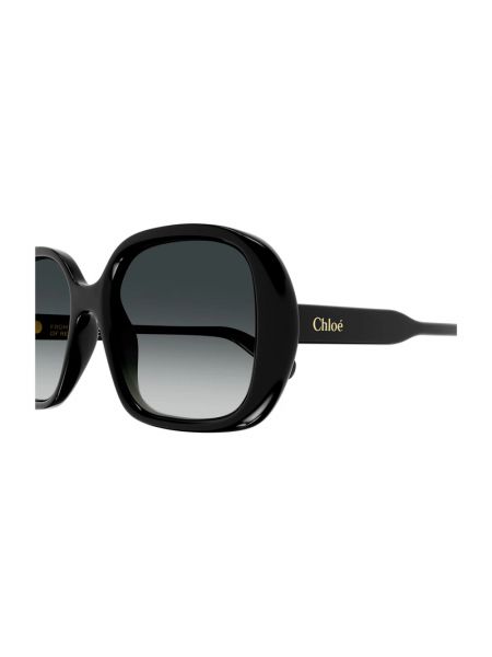 Okulary przeciwsłoneczne oversize Chloe czarne