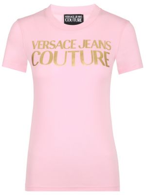 Футболка Versace Jeans Couture розовая