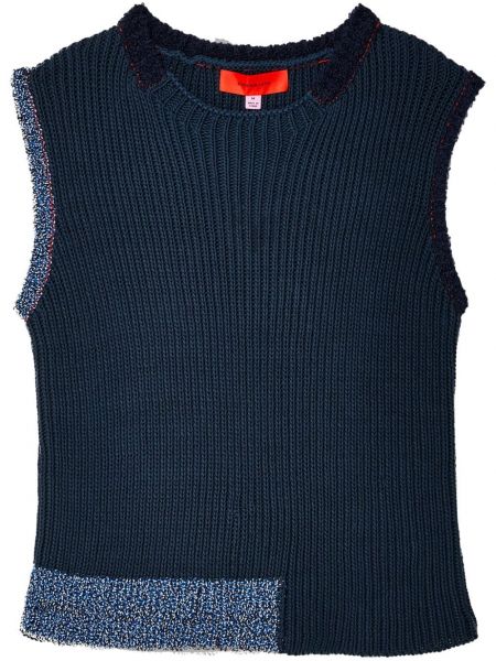 Пуловер Eckhaus Latta синьо