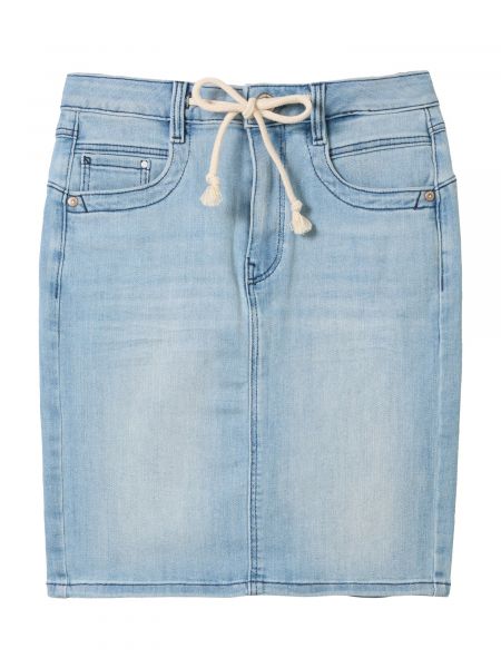 Priliehavá džínsová sukňa Tom Tailor modrá