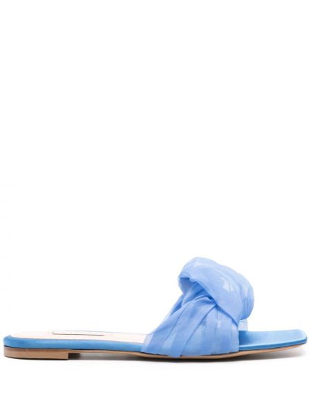 Pantofi plisate Casadei albastru