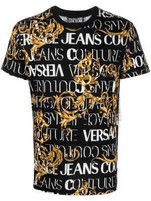 T-shirt Versace Jeans Couture svart