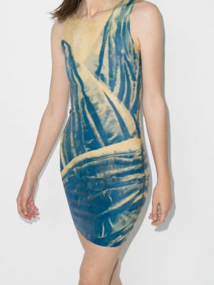 Vestido de cóctel con estampado Maisie Wilen azul
