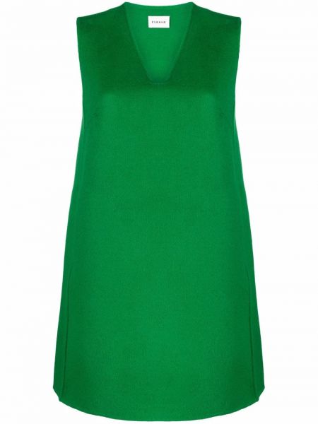Vestido de tubo ajustado con escote v P.a.r.o.s.h. verde
