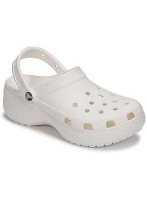 Classico zoccoli con platform Crocs bianco