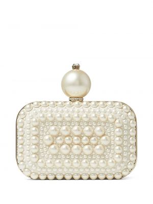 Listová kabelka s perlami Jimmy Choo