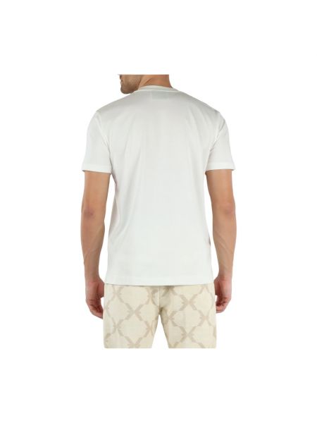 Camisa de algodón con estampado Richmond blanco