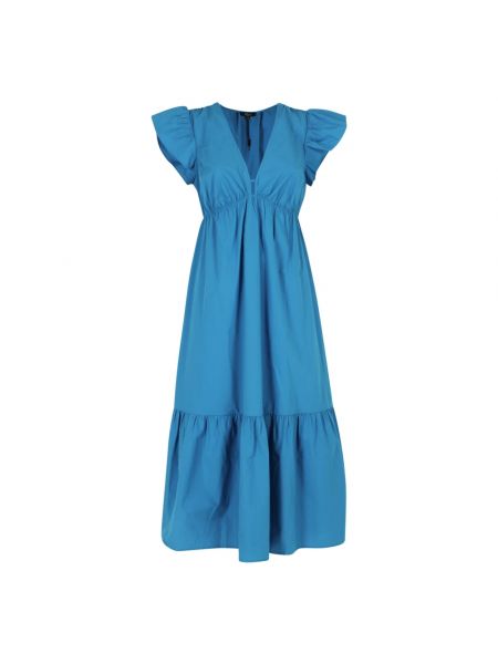 Niebieska sukienka midi Rails