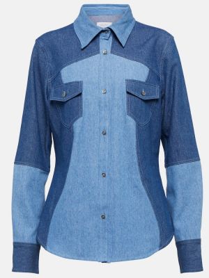 Džinsiniai marškiniai Gabriela Hearst mėlyna