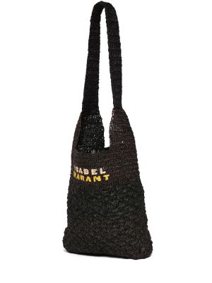 Τσάντα shopper Isabel Marant μαύρο