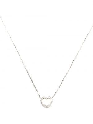 Ogrlica z vzorcem srca Apm Monaco srebrna