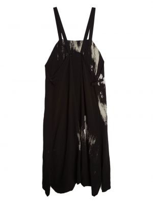 Sukienka z nadrukiem w abstrakcyjne wzory Yohji Yamamoto