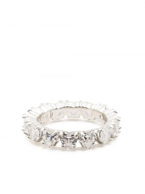 Žiedas su kristalais Hatton Labs sidabrinė