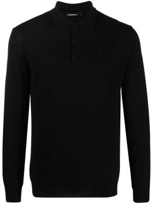 Polo majica z dolgimi rokavi J.lindeberg črna