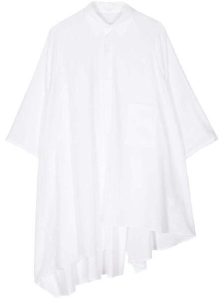 Asimetriška marškiniai Yohji Yamamoto balta